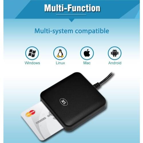 Portable ISO 7816 Type C Smart USB EMV Chip Card Reader Writer ACR39U-UF