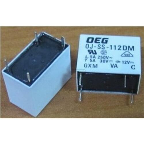 Relay oj-ss-112dm12v/4pin /5A/OJE-SS-112DM