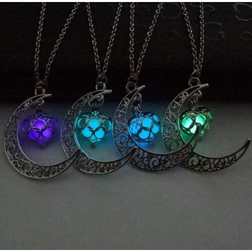 Chic Luminous Sailor Moon Pendant Necklaces Glow In The Dark Necklace Women Girl Jewelry Gift