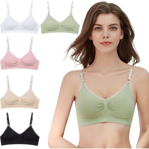 Sports Bra Women Fitness Tops Seamless Bra Women Solid Quick Dry Padded Seamless Gym Crop Top Women Push Up Sport Bra Tops