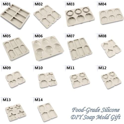 Heat-resistant Silicone Soap Making Molds DIY Cake Dessert Baking Supply