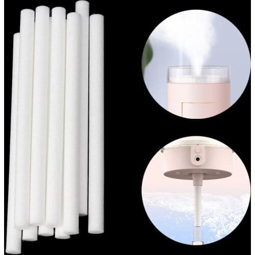 10Pcs 7mmx115mm Humidifiers Filters Cotton Swab for Humidifier Aroma Diffuser