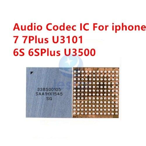 2-50pcs 338S00105 Audio CODEC IC U3101 for iphone 7 7plus 6S 6SPlus U3500
