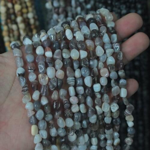 6-7mm freeform Sardonyx / botswana agates beads natural stone beads DIY loose beads for jewelry making strand 15" wholesale