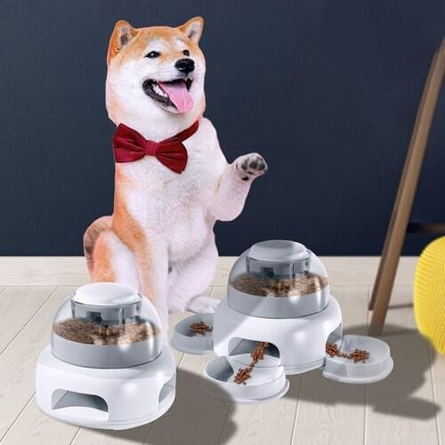 Dog Automatic Feeder Pet Slow Feeding Leaker Food Dish Water Dispenser Bowl Cat Press Leaking Food Toy Dog Accessories