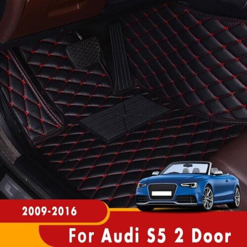 For Audi S5 2 Door 2016 2015 2014 2013 2012 2011 2010 2009 Car Floor Mats Carpet Floorliners Protect Waterproof Accessory