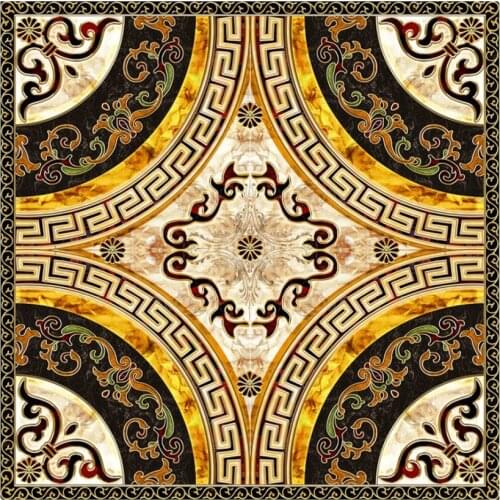 Marble parquet 3D floor Bathroom 3D Floor Mural Painting Living Room Restaurant Self-Adhesive Vinyl Wall Paper