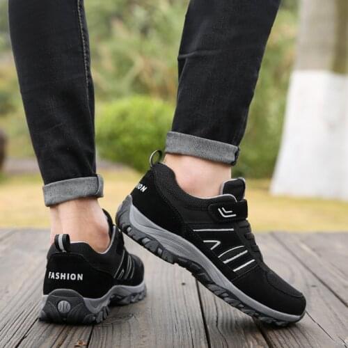 Mans Womens Lace Up Non Slip Hiking Shoes Waterproof Climbing Athletic Sport Shoes Outdoor Couples Trekking Mountain Sport Shoes