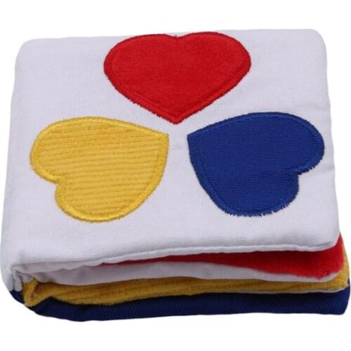 New Newborn Baby First Colorful Soft Cloth Infant Book Kids Educational Rattler Toy Stimulate Vision Book With Paper BB Sounds