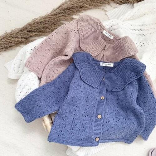 2021 new arrival girls boys knitted sweaters autumn full sleeve fashion kIds cardigan sweater