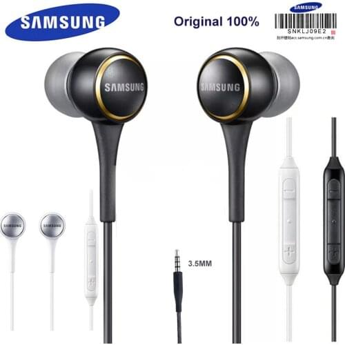 SAMSUNG ORIGINAL IG935 In-ear Sport Headsets 20Hz-20KHz Music Earphones Black / White Stereo 3.5mm for Android Smarphones /PC