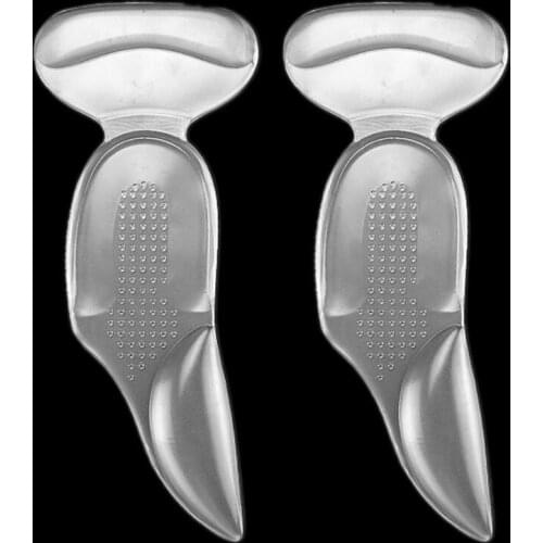 3 in 1 Heel Pads GEL Shoe Pad Arch Support Insole High Heel Pain Relief Orthopedic Thick Soft Elastic T Shape Liner Non Slip