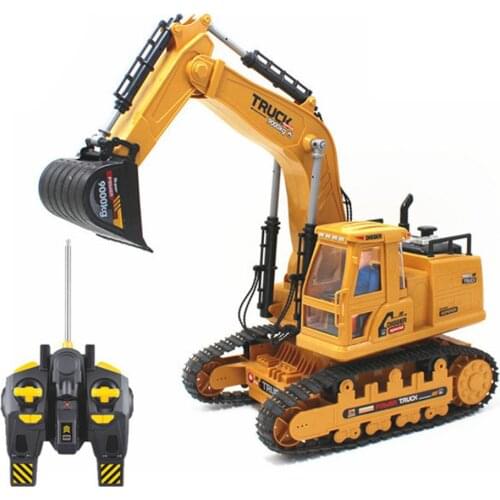 RCtown 2.4G Wireless Crawler RC Excavator Model Toy Remote Control Engineering Large Kids Boys Truck Vehicles Children Toys