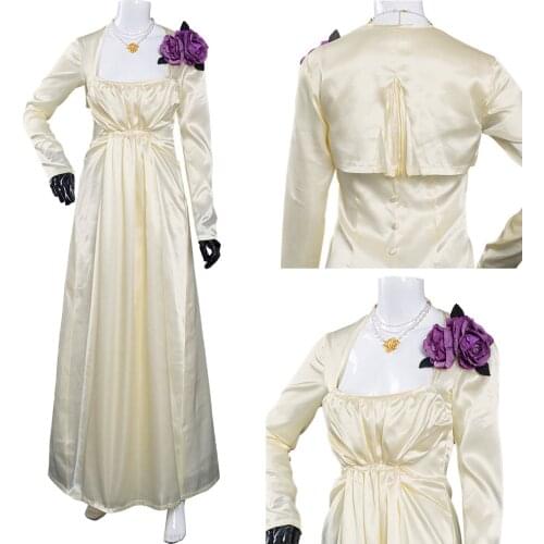 Resident Village Alcina Dimitrescu Cosplay Costume Outfits Halloween Carnival Suit