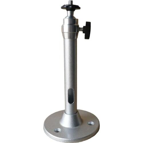 Aluminum Alloy Projector Mount Bracket Adjustable Indoor/Outdoor Security Metal Wall Mount, 6mm Screw, Load 5kg for CCTV Camera