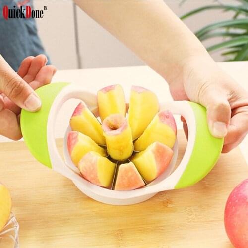 QuickDone Fruit Vegetable Onion Cutter Apple Peeler Slicer Multi-function Stainless Steel Kitchen Tool Shredders Slicers AKC6043