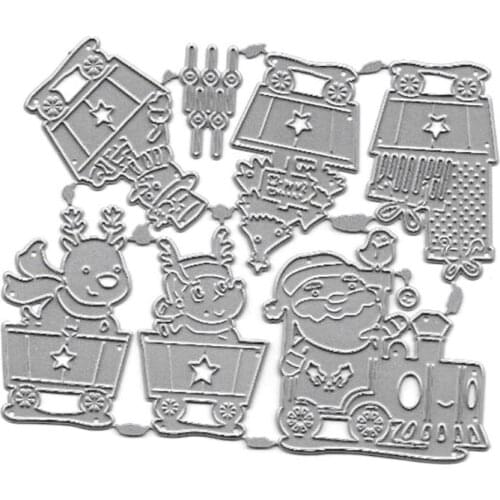 Christmas Car Metal Cutting Dies Stencil 1 Scrapbooking Album Stamp Paper Card Embossing Decor Craft for cutting dies