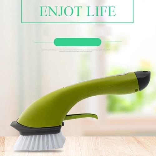Multi-function Kitchen Bathroom Cleaning Brushes Long Handle Dish Washing Brush Automatic Liquid Dispenser Kitchen Tools