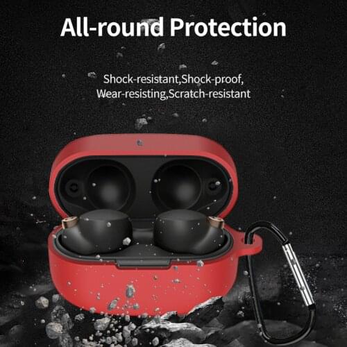 Silicone Protective Case For SONY WF-1000XM4 Earphone Accessories Charging Box ​Cover For SONY WF 1000 XM4 Silicone Shell