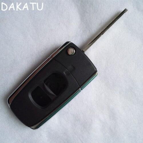 DAKATU 2 Buttons Folding Flip Remote Control Car Key Case For Mazda 2 3 5 6 No Blade Replacement Keyless Entry Fob Shell Cover