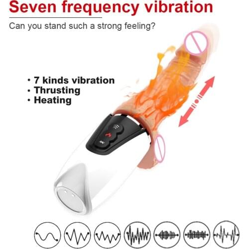 Telescopic Realistic Dildo Vibrator Sex Toys For Woman Silicone G spot Penis Vibrator Heating Clitoris Stimulator Sex Machine