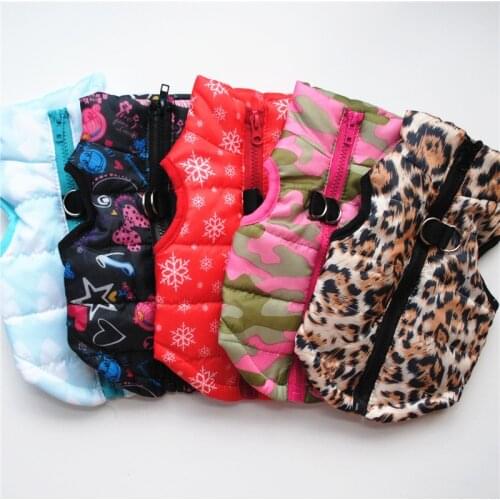 Warm Dog Clothes For Small Dog Windproof Winter Pet Dog Coat Jacket Padded Clothes Puppy Outfit Vest Yorkie Chihuahu