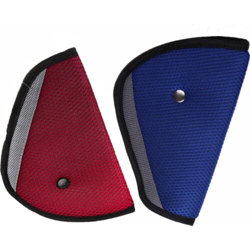 Car Safe Fit Seat Belt Adjuster Triangle Child Car Safety Belt Adjuster Children Resistant Safety Seat Belt
