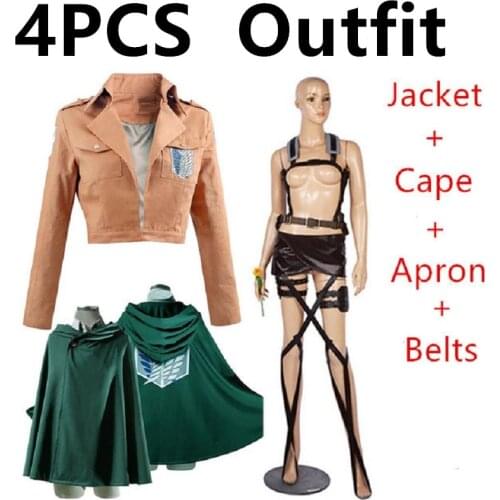 Japanese Hoodie Attack on Titan Cloak Shingeki no Kyojin Scouting Legion Cosplay Costume anime cosplay green Cape mens clothes