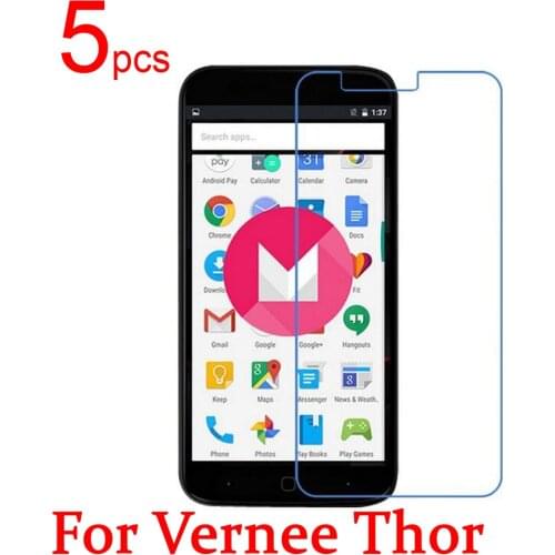 5pcs Ultra Clear glossy/Matte/Nano anti-Explosion LCD Screen Protector Film Cover For Vernee Thor Protective Film + cloth