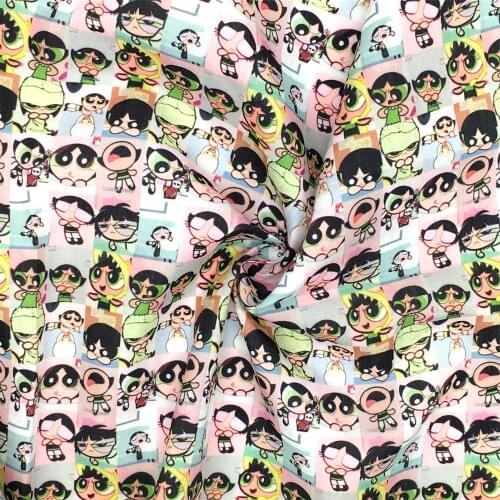 50*145cm Girl Patchwork Print 100% Pure Cotton Fabric Tissue Sewing Quilting Fabrics Needlework Material DIY Handmade,c16293