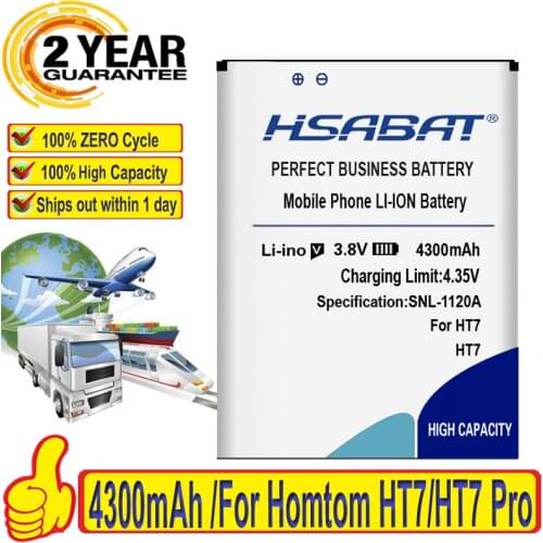 HSABAT Battery 4300mAh for Homtom HT7 for Homtom HT7 PRO