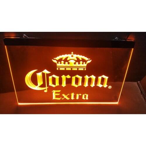 B42 Corona Extra Beer Bar Pub 3D SIGNS cafe LED Neon Light Sign home decor crafts