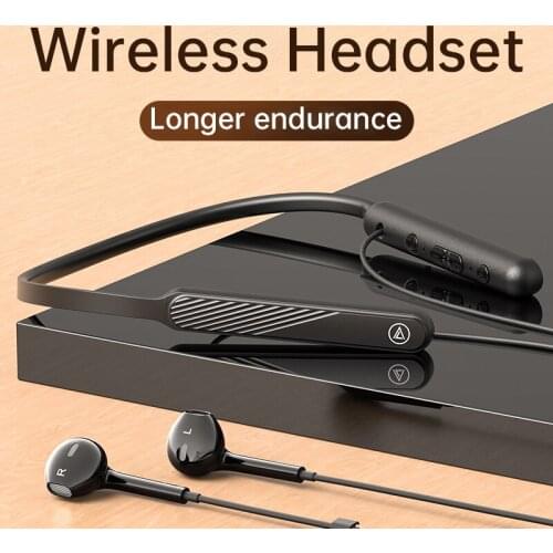Wireless Headphones Bluetooth 5.0 Headsets Neck Hanging Earphone Sports Headset Earbuds Noise Cancelling For Xiaomi Huawei Sony