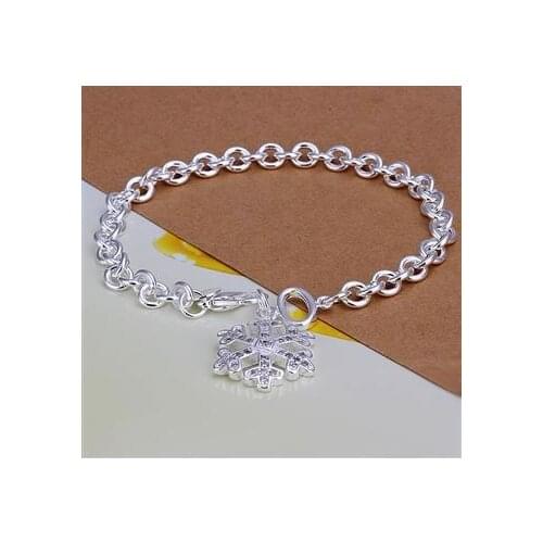 H300 925 sterling silver bracelet, 925 sterling silver fashion jewelry Snow bracelet /atsajkza ffcanwja