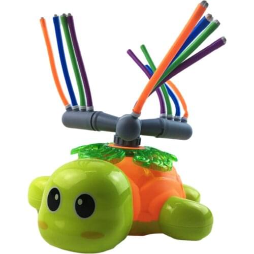 Kids Cartoon Outdoor Water Spray Sprinkler Toys Summer Splash Flower Spray Toy Lawn Backyard Yard Games Shower Toys