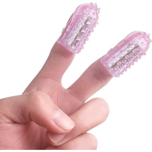 Crystal Adult Finger Vibrator Clitoris Stimulator Sex Products Oral Licking Clit G-spot Vibrators Sex Toys Masturbator for Women