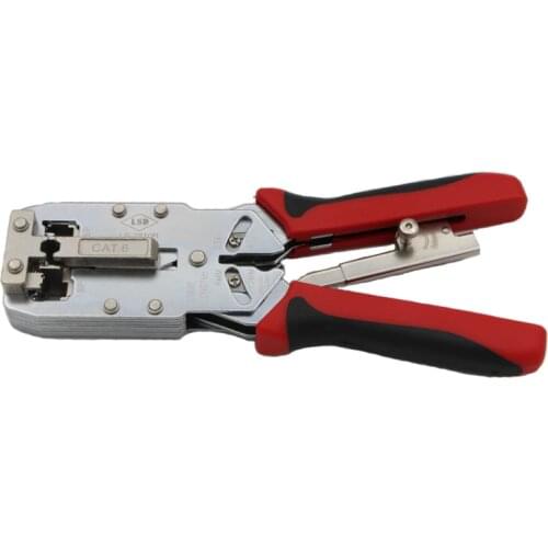LS-2810R New High quality RJ45 8P8C Network RJ11 Cable Ethernet Cat 6 Terminals Crimping Tool Plier multitool Crimper