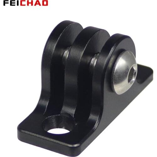 Metal Universal Low Angle Flat Bottom Adapter Base Connector Mount for Gopro HD Hero 7 6 5 4 3 Sjcam Yi Sports Action Camera