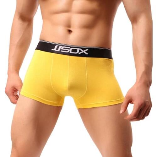 Mens Basic Underwear Modal Boxers Sexy Breathable Bulge Pouch Boxer Shorts Trunks Solid Soft Underpants Multicolor Bottoms New