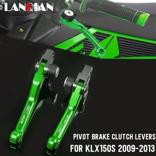 Aluminum handle Motorcycle Motocross Dirt Bike Pivot Brake Clutch Levers FOR Kawasaki KLX150S KLX 150S 2009 2010 2011 2012 2013