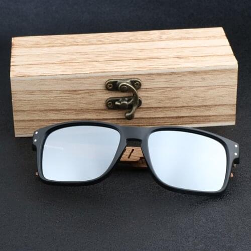 Natural Du Wood Sun Glasses Vintage 2021 Women Spectacles Handmade Polarized UV 400 Men Driving Cars With Box