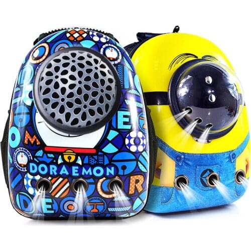 Space Capsule Astronaut Pet Cat Backpack Bubble Window for Kitty Puppy Chihuahua Small Dog Carrier Crate Outdoor Travel Bag
