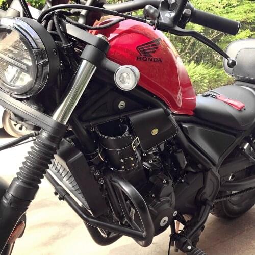 Suitable for Honda CMX 300/500 Rebel 300/500 side frame bag handmade cowhide bag retro bag