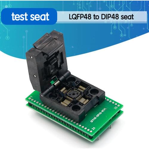 QFP48 to DIP48 IC Test Socket 0.5mm Picth /LQFP48 tO DIP48 Programming Adapter / TQFP48 to DIP48Adapter