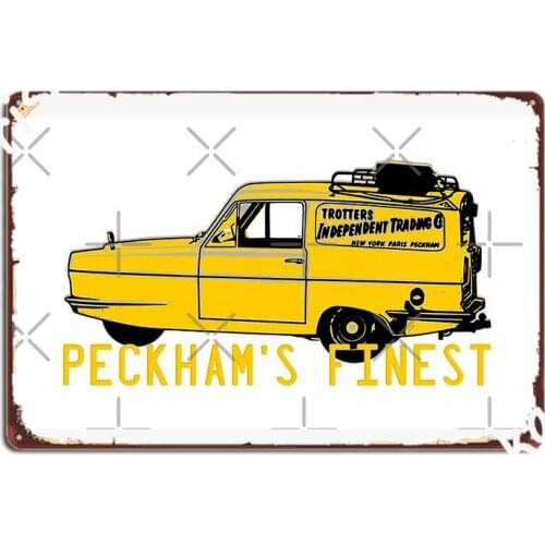 Only Fools And Horses Trotters Van Peckham Del Boy Rodney Metal Sign Plaques Classic Club Bar Tin Sign Poster