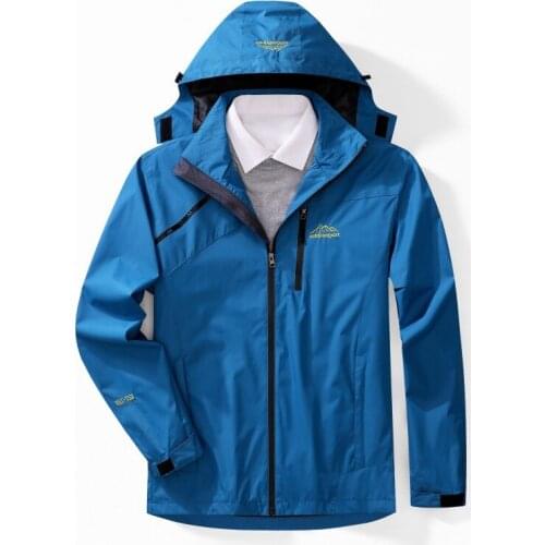 Outdoor windproof and waterproof single-layer jacket for men and women, breathable outdoor mountaineering clothes