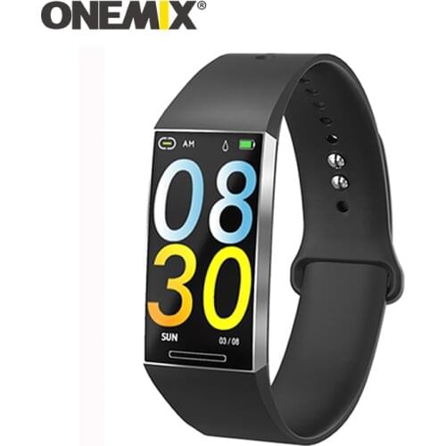 ONEMIX All Compatible Men Smart Bracelet Waterproof Counting Sports Pedometer Wireless Bluetooth Link Fitness Women Watch