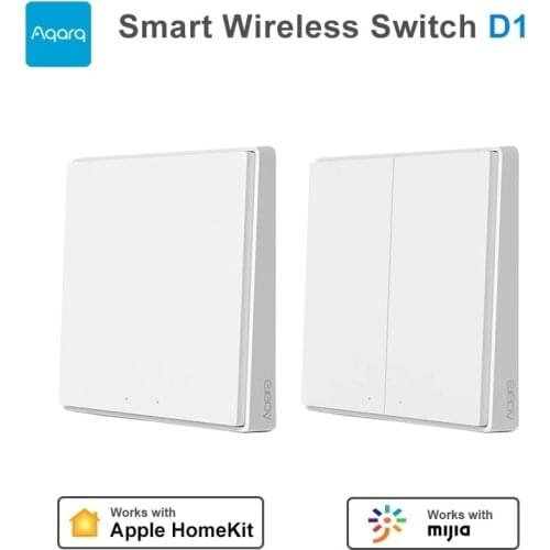 Aqara Smart Switch D1 ZigBee Wireless Light Switch Button Key Remote control Support For Xiaomi Mijia Mi Home Homekit