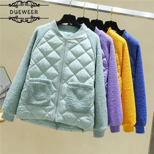 Short Style Parkas Womens Patchwork Winter Warm Coat Women Solid Loose Trendy Leisure Chic All-match Korean Style Plus Size 4XL