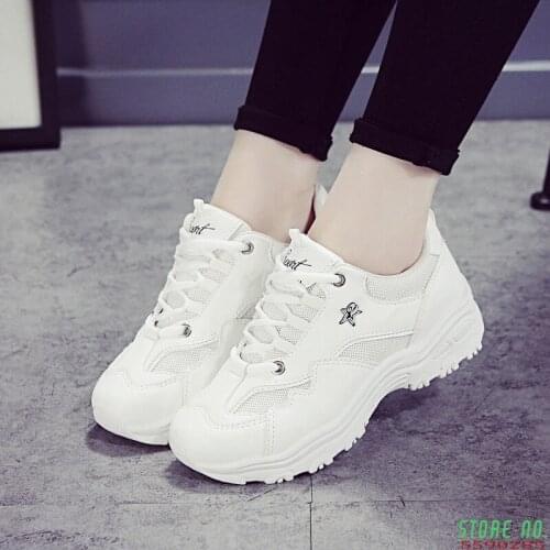 Sneakers womens new shoes Korean version of Harajuku net celebrity casual old womens shoes
